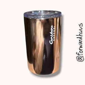 Caribou Coffee Copper Stainless Steel Travel Tumbler 12 oz Insulated Mug